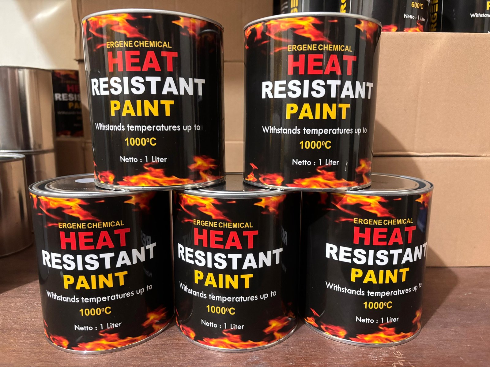 Heat Resistant Paint 1 Liter Cat Tahan Panas Terbaik untuk Industri